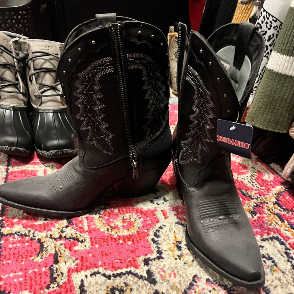 Durango Charcoal Western Boots